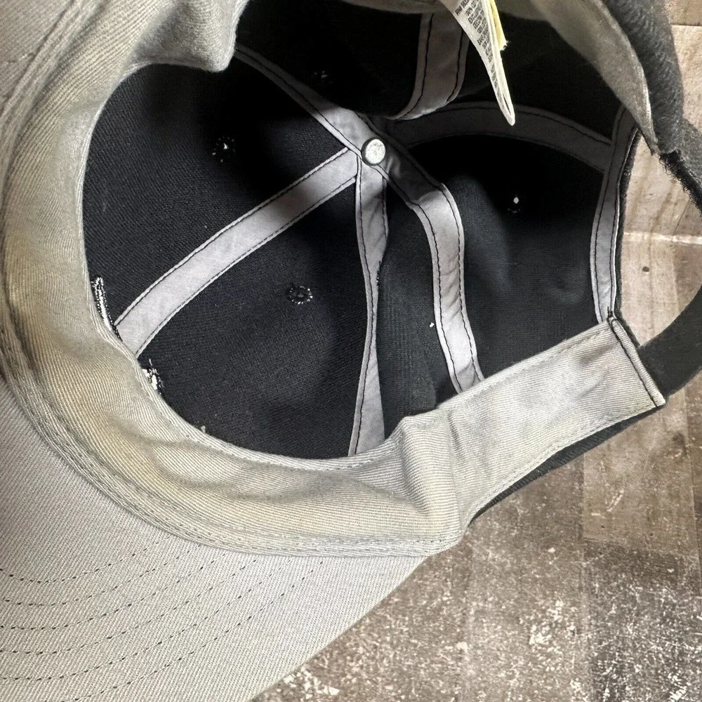 Nike VTG Center Swoosh Logo Hat Ball Cap Adjustable Strap‎ Back Black